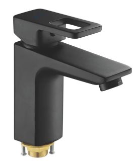 Смеситель для раковины Shevanik S8201H чёрный