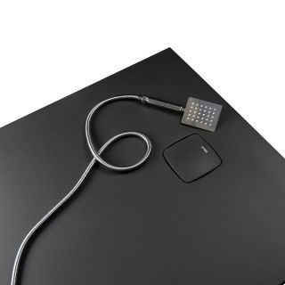 Душевой поддон Starohome Cosmo 15396595 140x80 см чёрный матовый