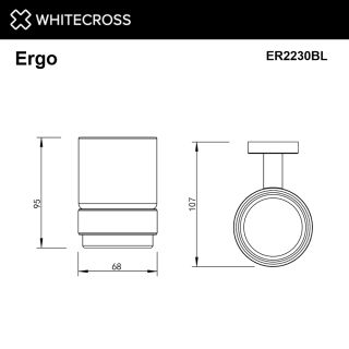 Стакан подвесной WHITECROSS Ergo ER2230GL золото