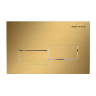 SET Инсталляция Sava Fix Slim + клавиша смыва BETTOSERB SET40006483 золото матовое BRICKS