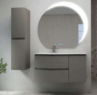 Шкаф-колонна Cezares 40x170 Antracite Vague 44325