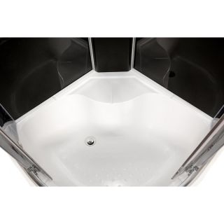 Душевая кабина Deto BМ4590 N LED BLACK 90х90х208см