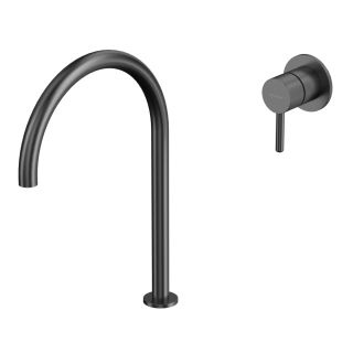 Смеситель для раковины с выносным управлением WHITECROSS Y Y1219GM оружейная сталь